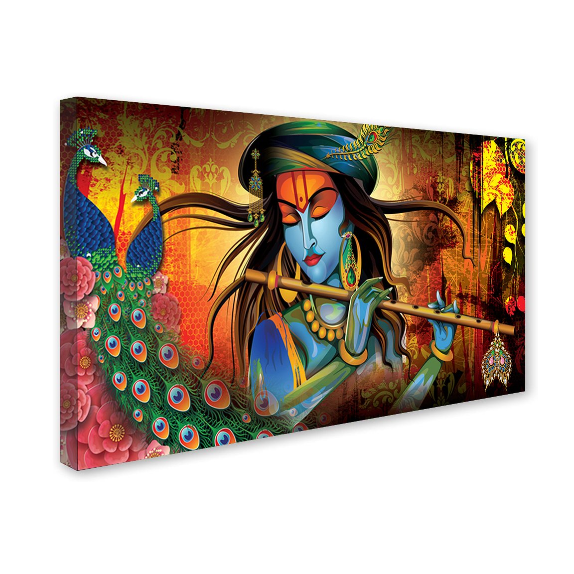 Classic Lord Radha Krishna Premium Wall Painting decorative masterpiece for home decor